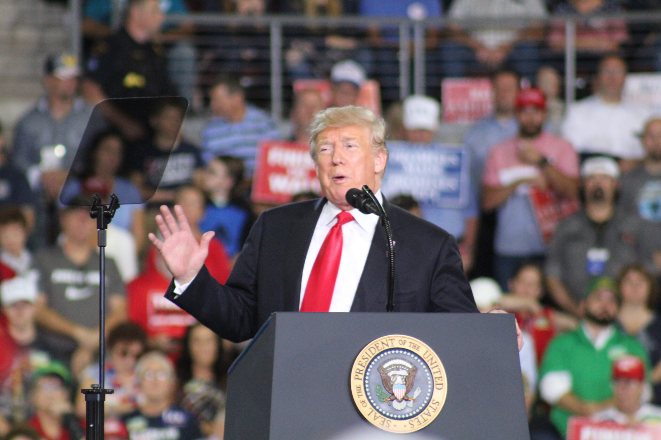 President Trump In Erie Tonight