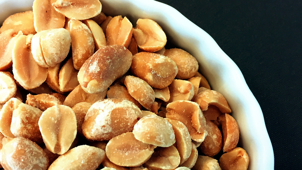 Bowl of peanuts