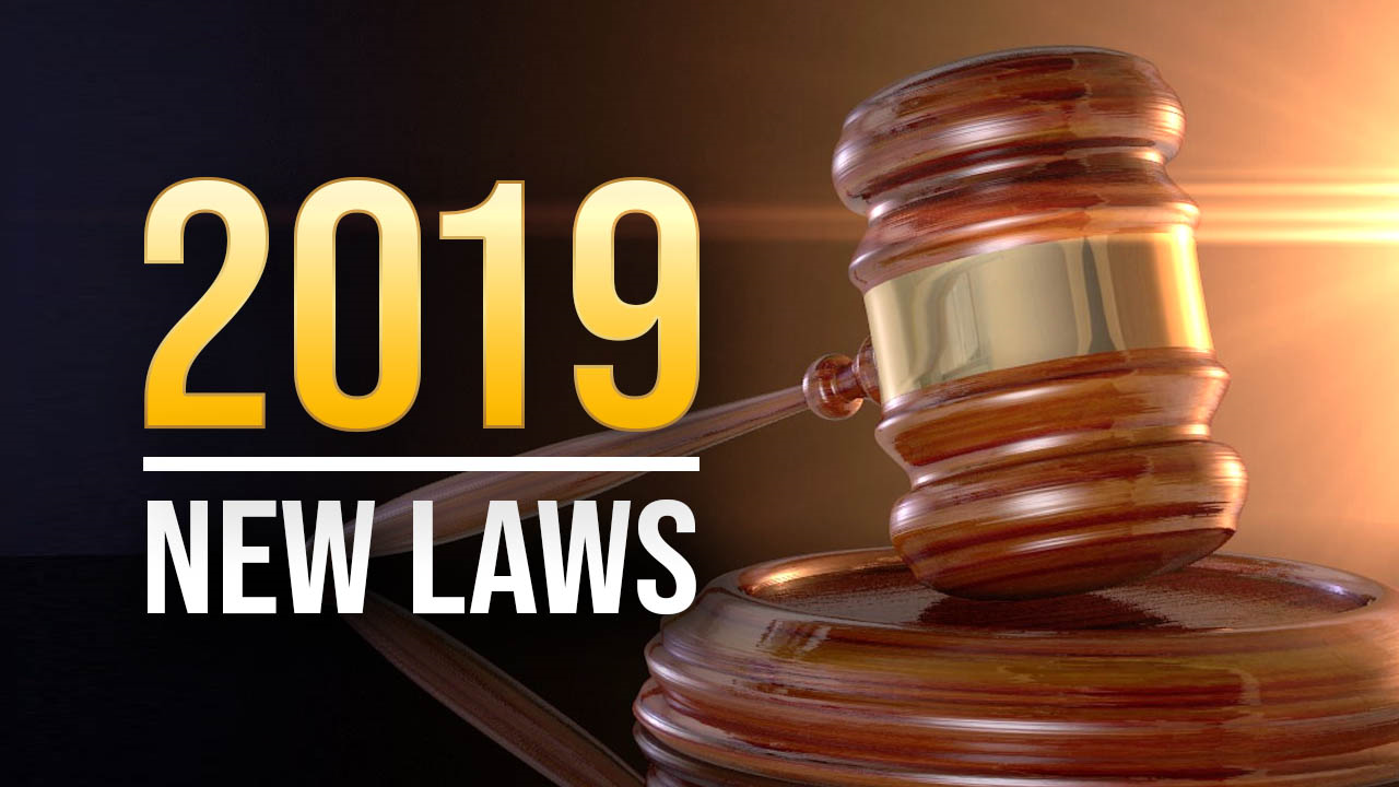 2019 New Laws