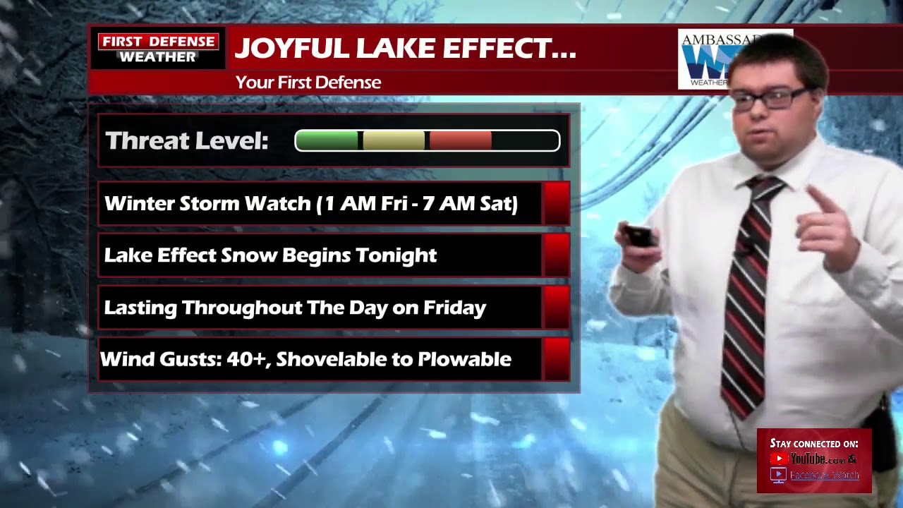 First Defense: Winter Storm Warning In Effect Through Early Saturday