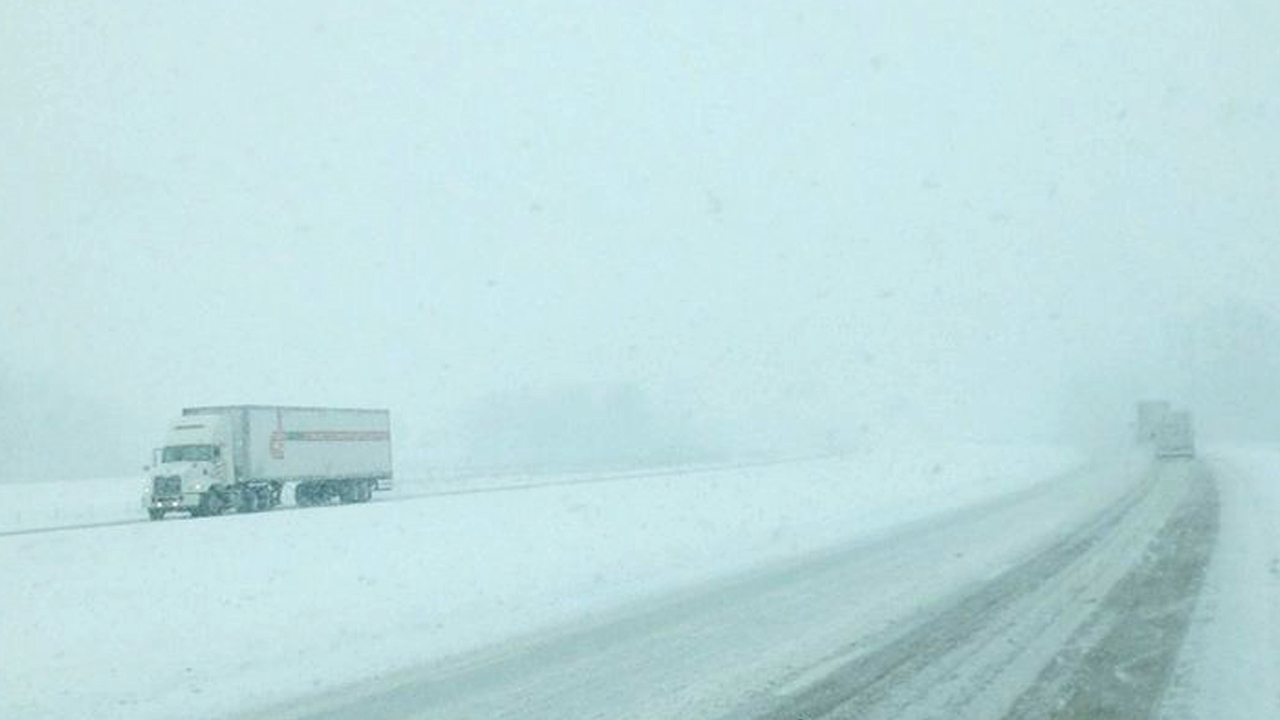 SUV Slides Off Road in Mansfield Due to Icy Conditions