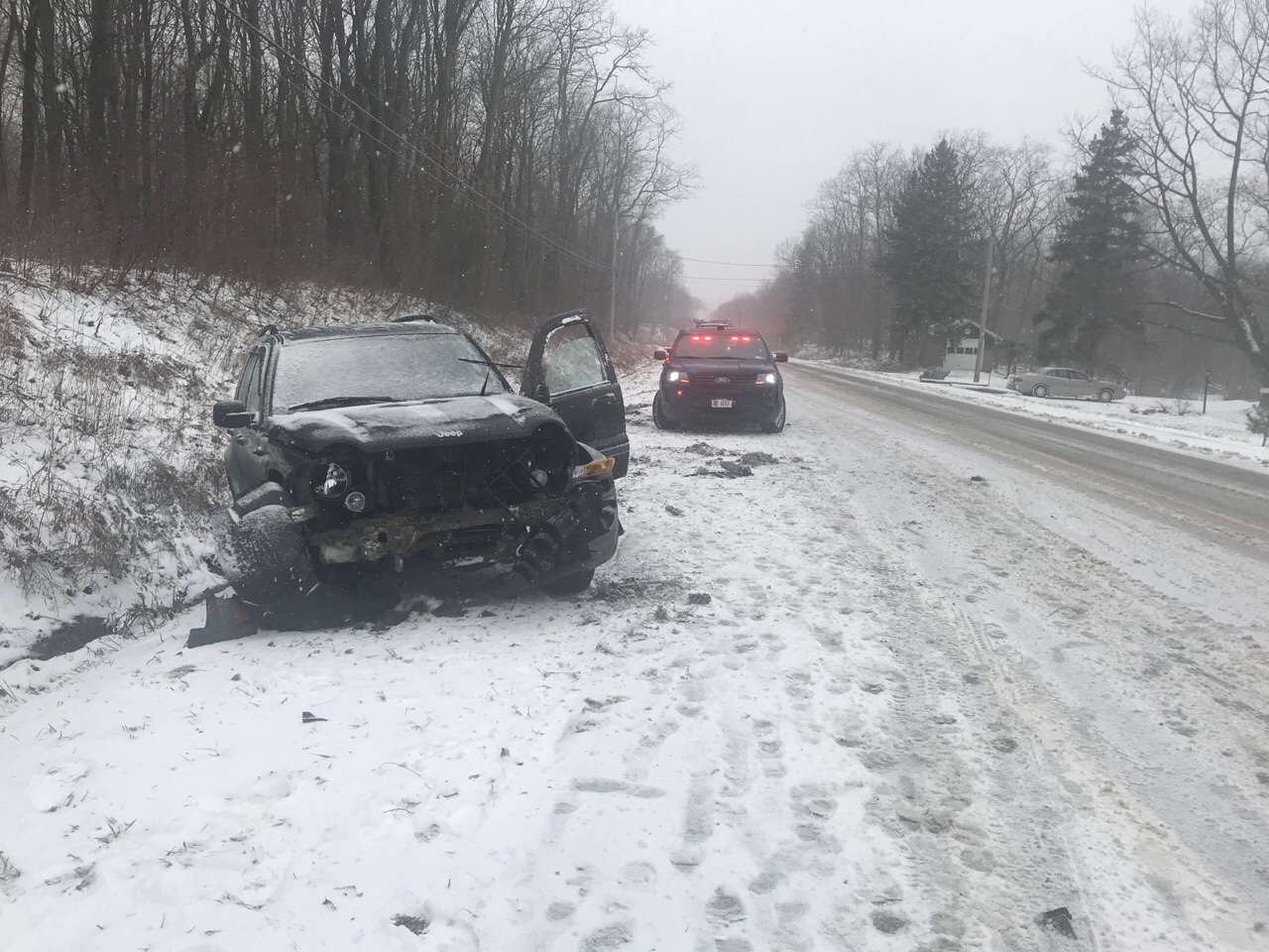 Woman Injured In Vehicle Accident