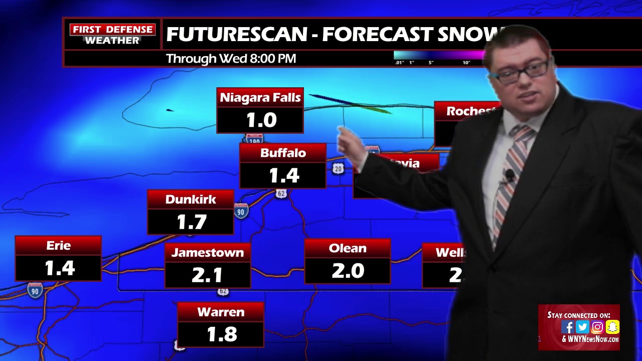 Snow Winds Down This Afternoon; Watching Another Storm For Mid Week