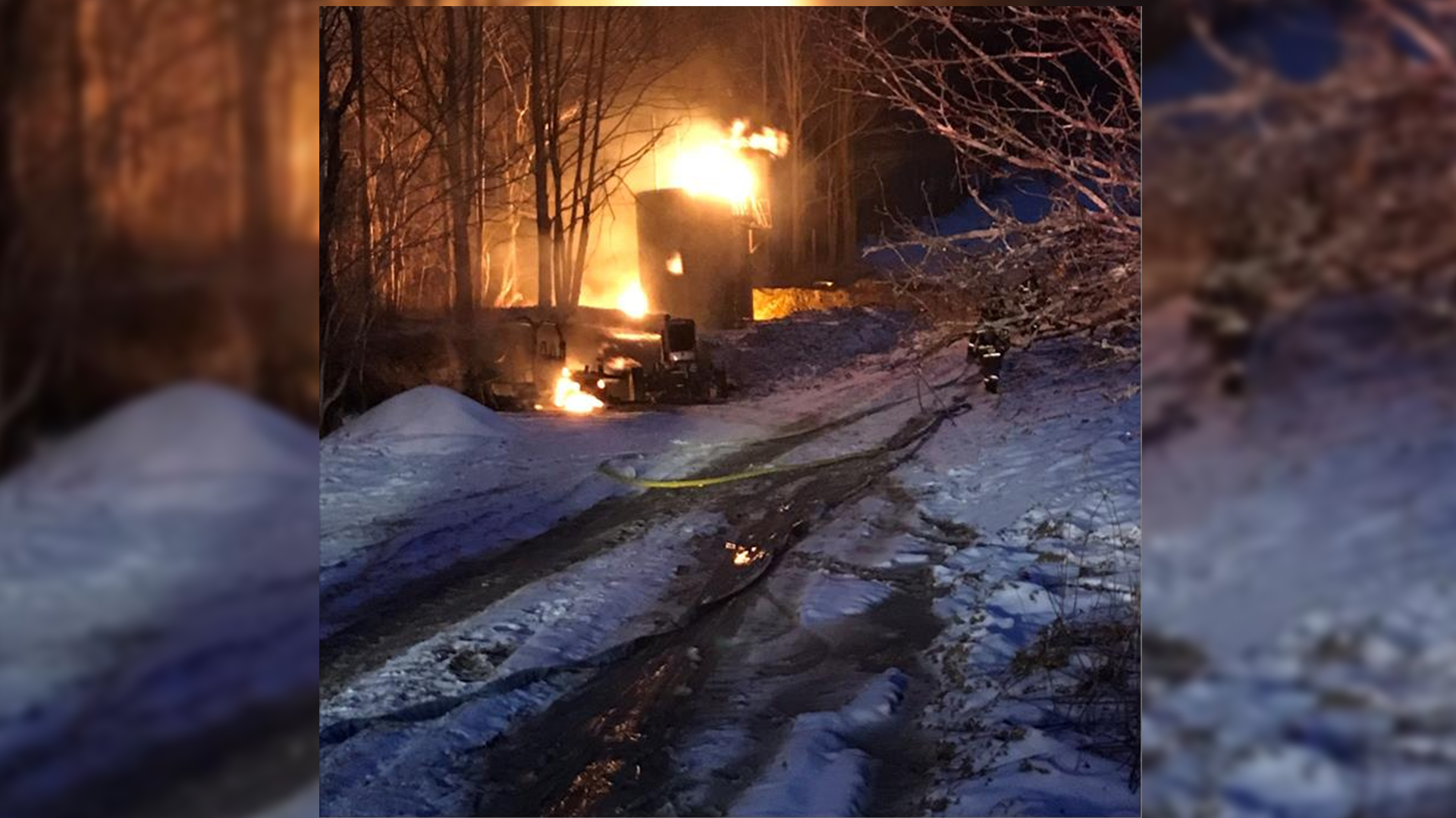 Oil Derrick Fire Extinguished, 150 Gallons Of Oil Spilled