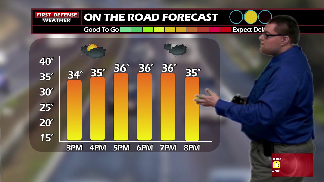 First Defense: Sleet To Rain This Afternoon, Back To Snow For Wednesday