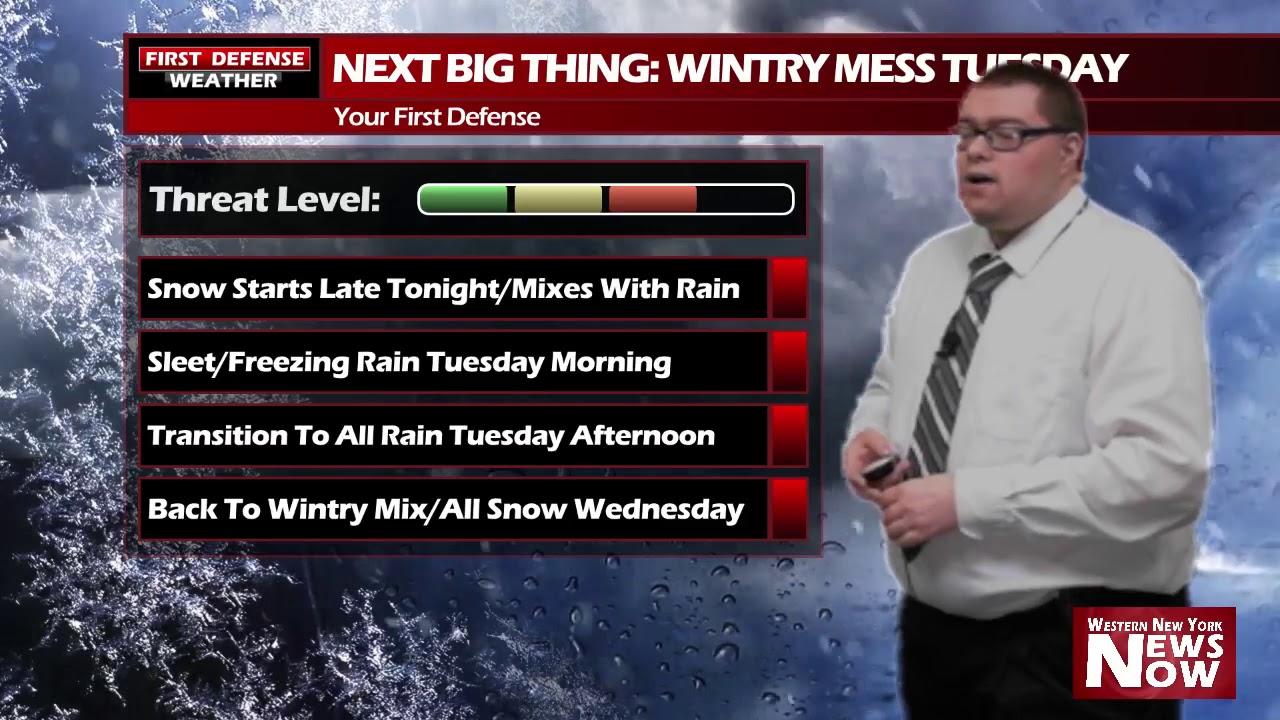First Defense: Messy Winter Weather Arrives For Tuesday