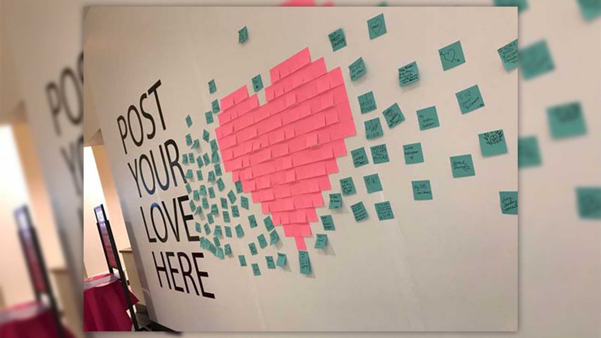 Mall Installs New Art Display Encouraging The Celebration Of Love