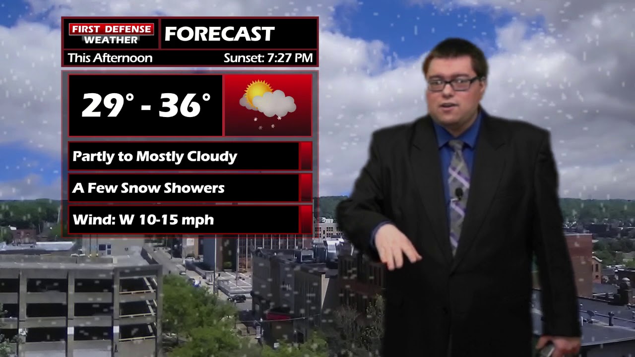 A Few Snow Flakes Today, Turning Warmer By The Weekend