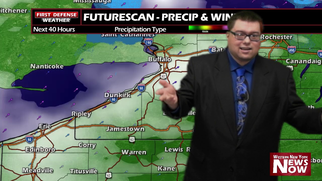 Another Cold Afternoon, Lake Snow Redevelops Tonight Ahead Of A Brief Warmup