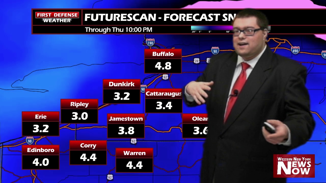 First Defense: Winter Weather Advisory For Lake Snow Through Wednesday