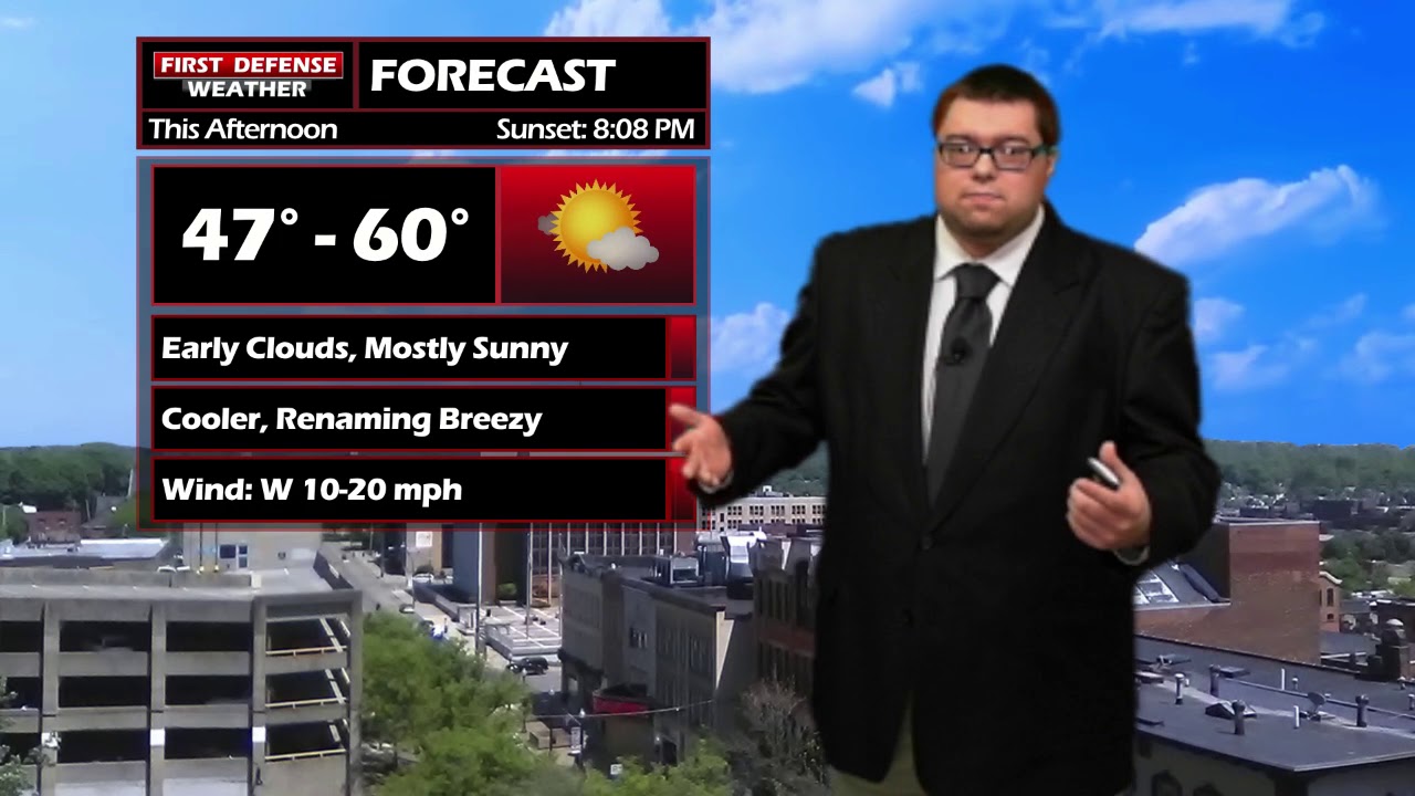 Nice, Cool Weather Today; Rain Returns Tomorrow