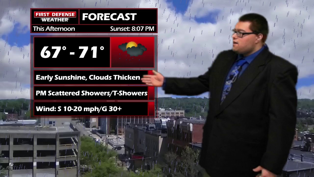 Afternoon Thundershowers Give Way To A Mostly Sunny Wednesday