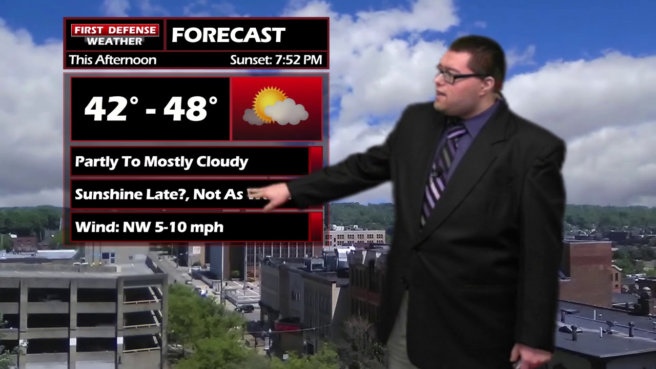 Cooler This Afternoon; Becoming Milder With Strong Winds Friday