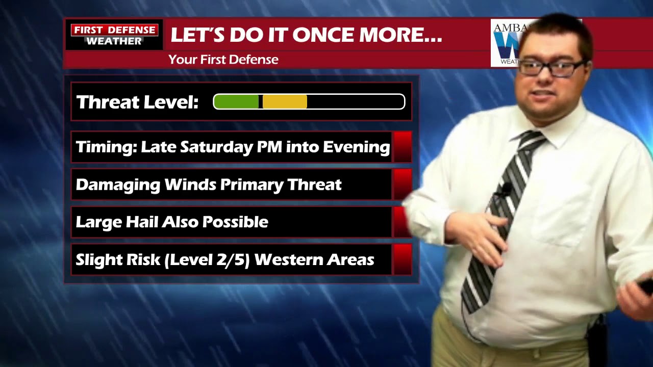 Calming Down This Afternoon And Tomorrow; Another Chance For Strong Storms Saturday