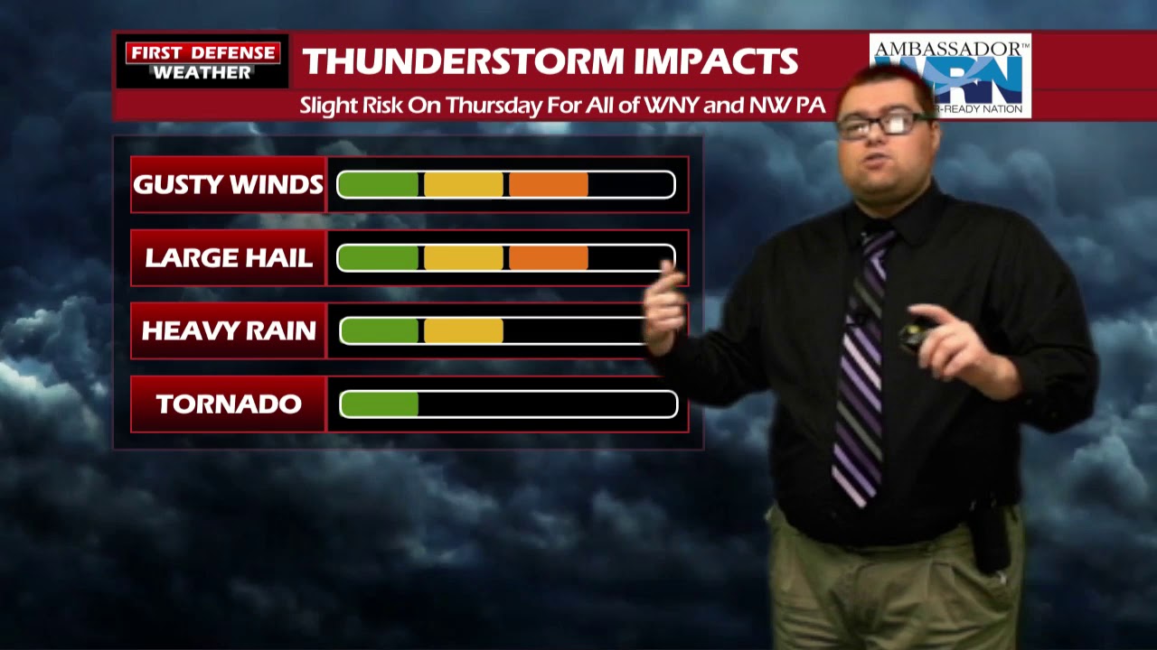 First Defense: Potent Thunderstorms Likely On Thursday