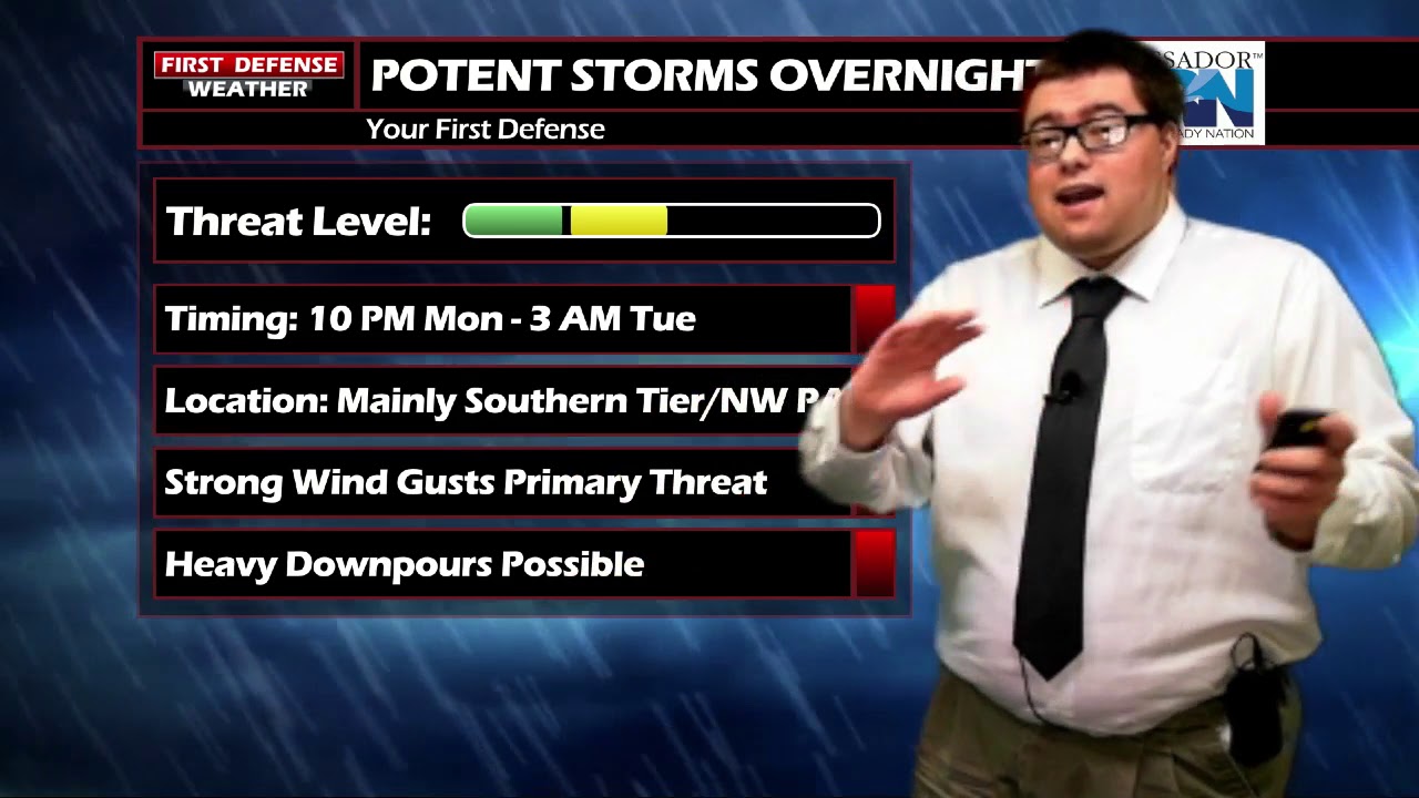 First Defense: Strong Storms Possible Overnight, Remanning Quite Humid This Week