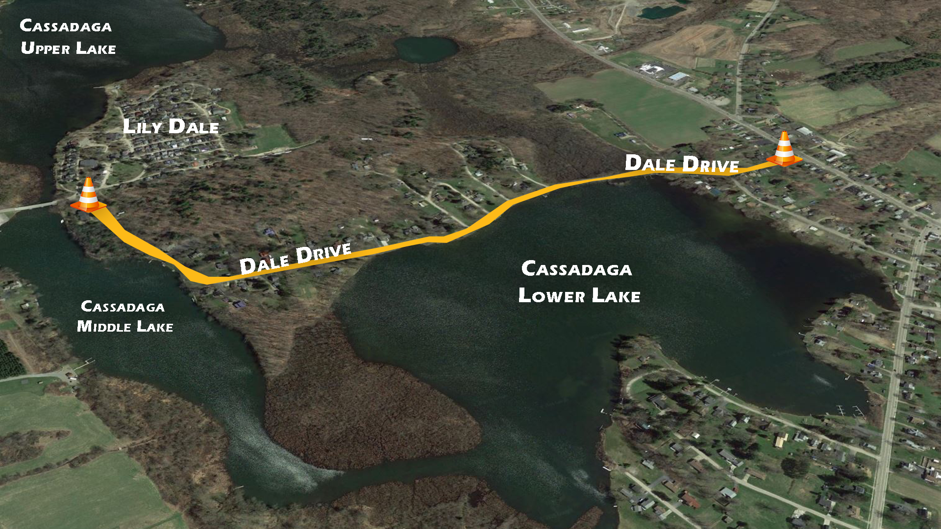 Cassadaga Roadway Shoulder Expansion Will Include Bike, Pedestrian Path