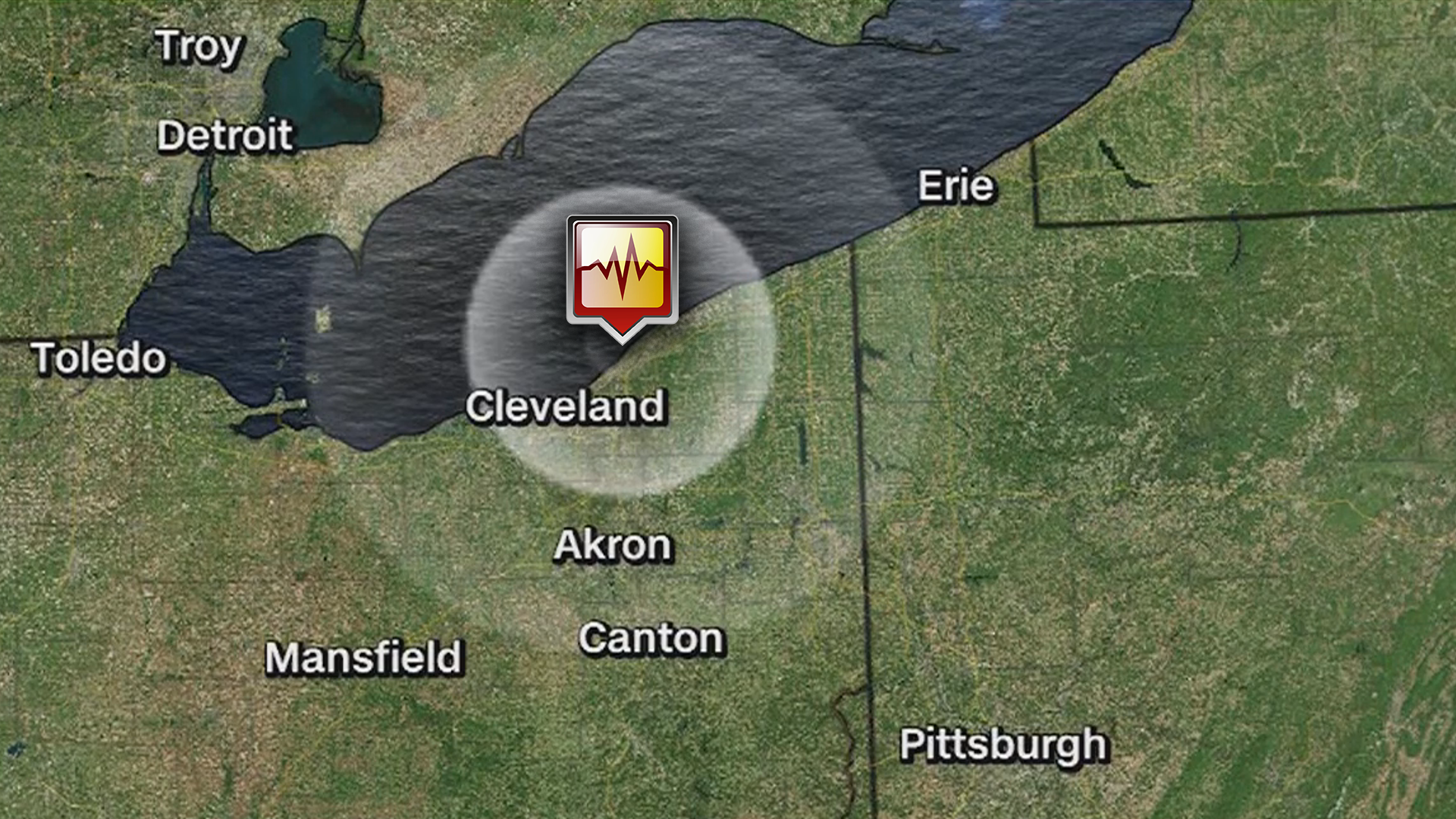 Magnitude Four Earthquake Reported Near Lake Erie