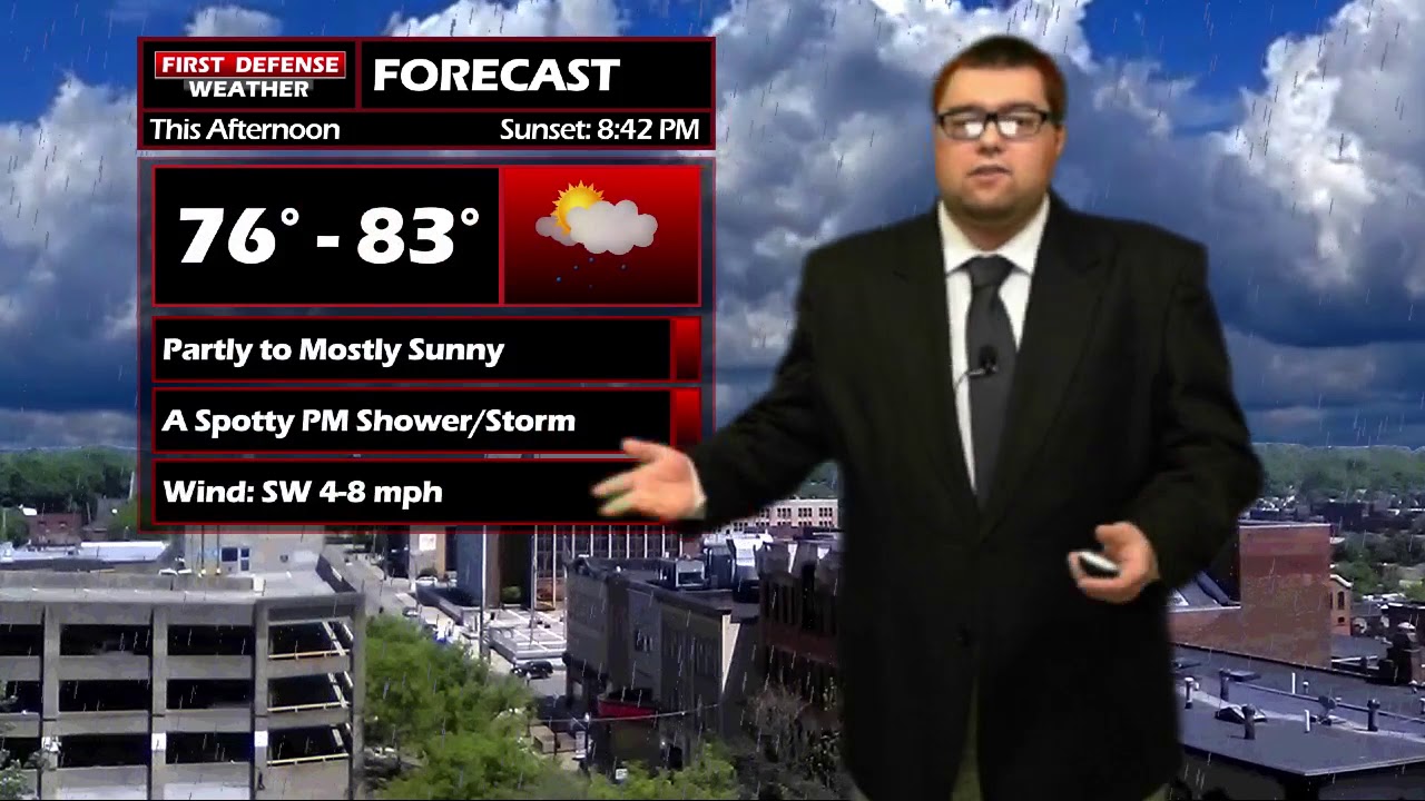 Another Sunny Day With Isolated Inland Showers, Muggies Return For The Weekend