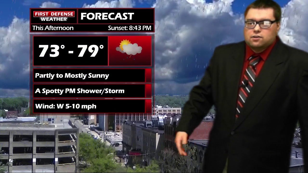 Mostly Sunny With An Isolated Shower, July Heat And Humidity Returns For The Weekend