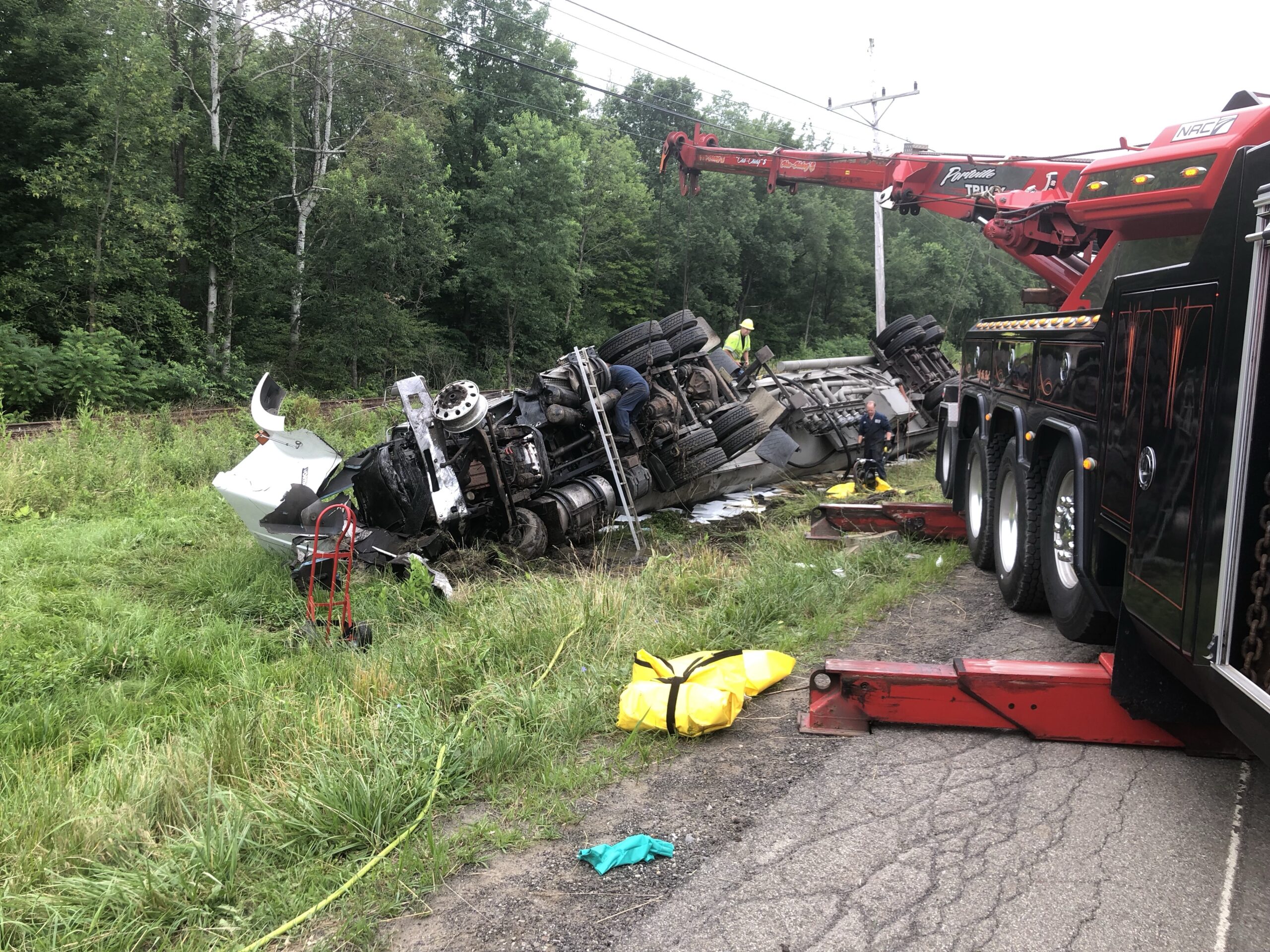 One Killed In Crash With Diesel Tanker