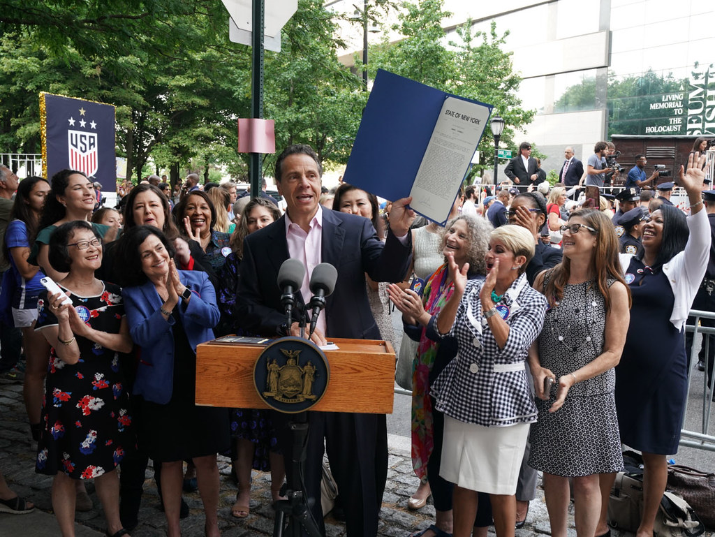 NY Expands Pay Equity Law On Day Honoring US Soccer Team