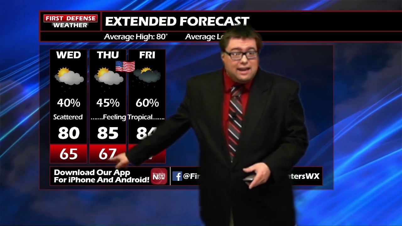 A Warm And Steamy Fourth Of July Ahead With Scattered Afternoon Storms