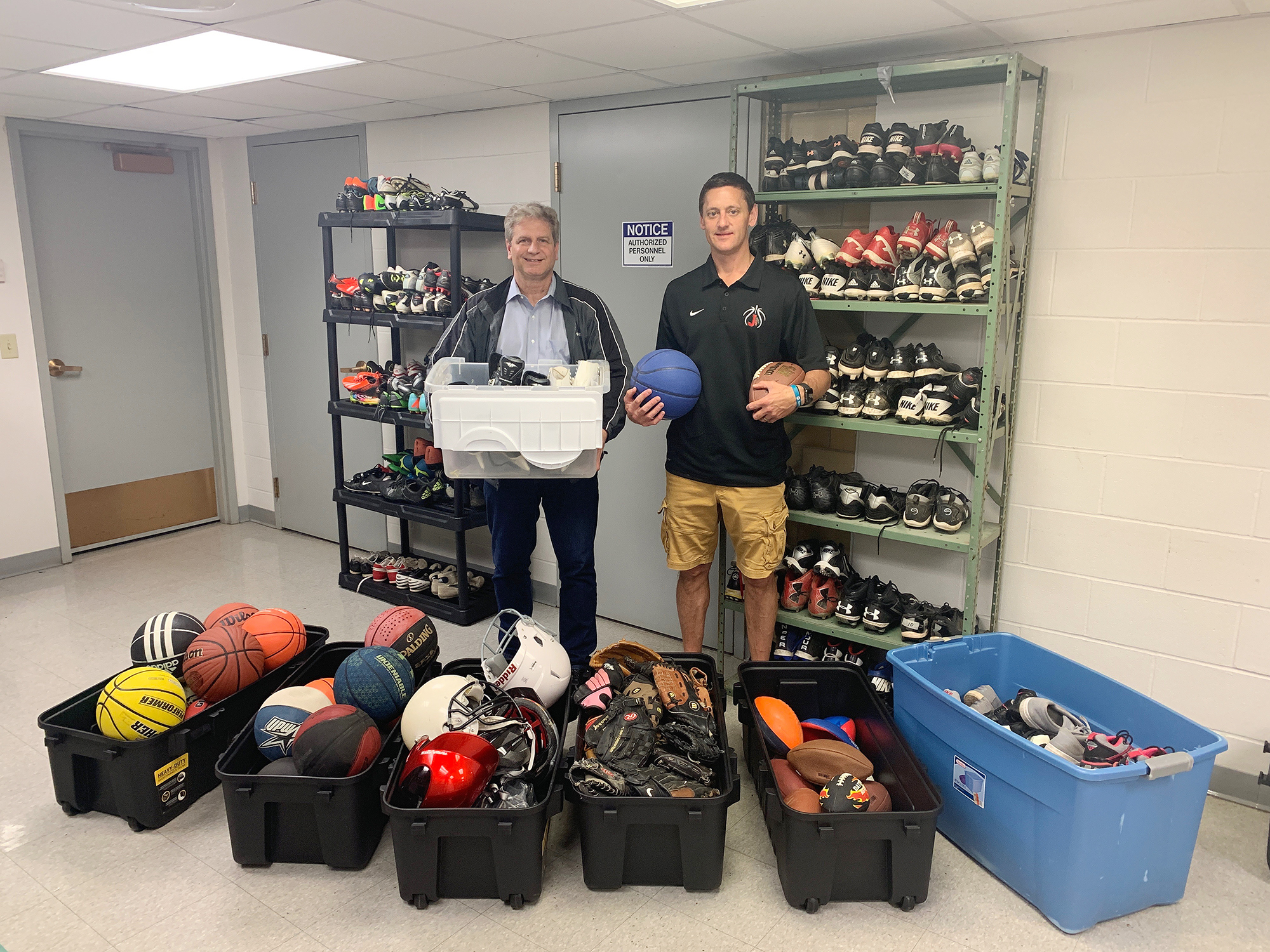 Jamestown PROMISE Fund Holds Athletic Equipment Drive