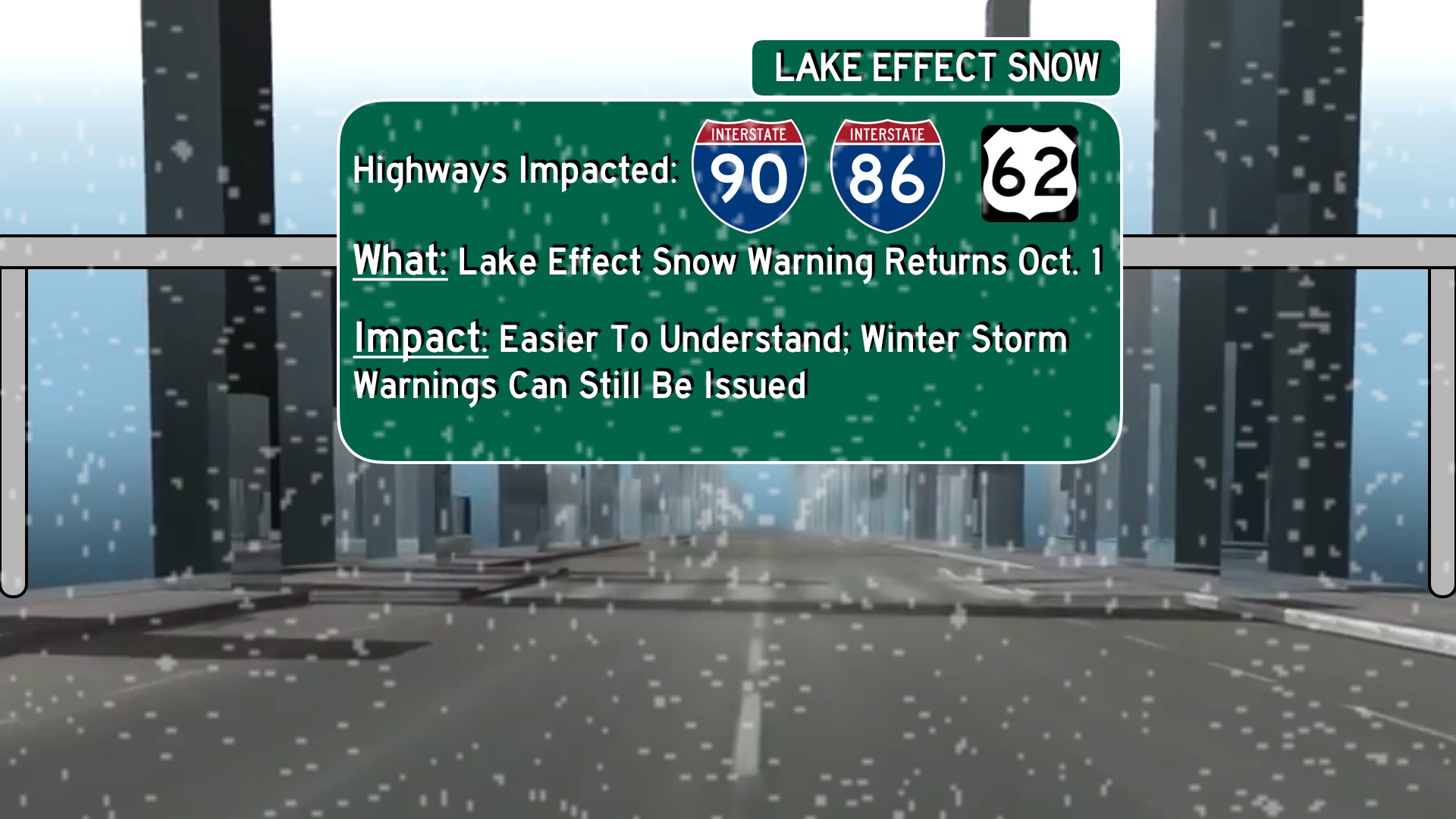 Lake Effect Snow Warnings To Make A Return This Winter