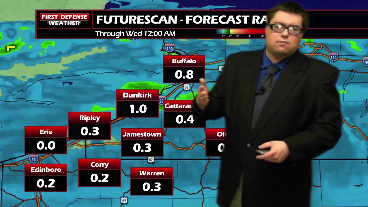 Mostly Sunny This Afternoon, Widespread Rain Arrives Tuesday