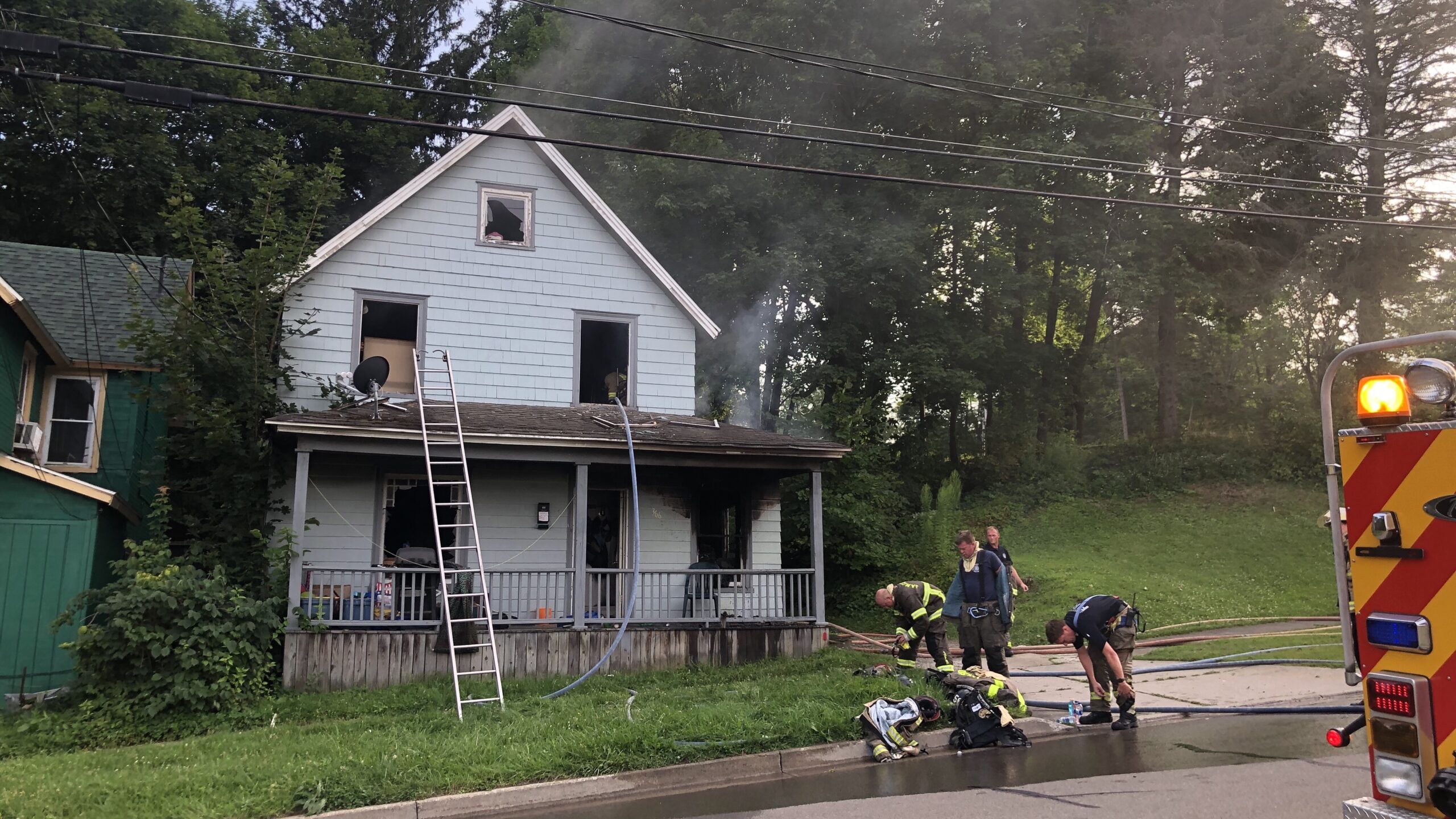 Jamestown Fire Crews Make Quick Work Of Buffalo Street Blaze