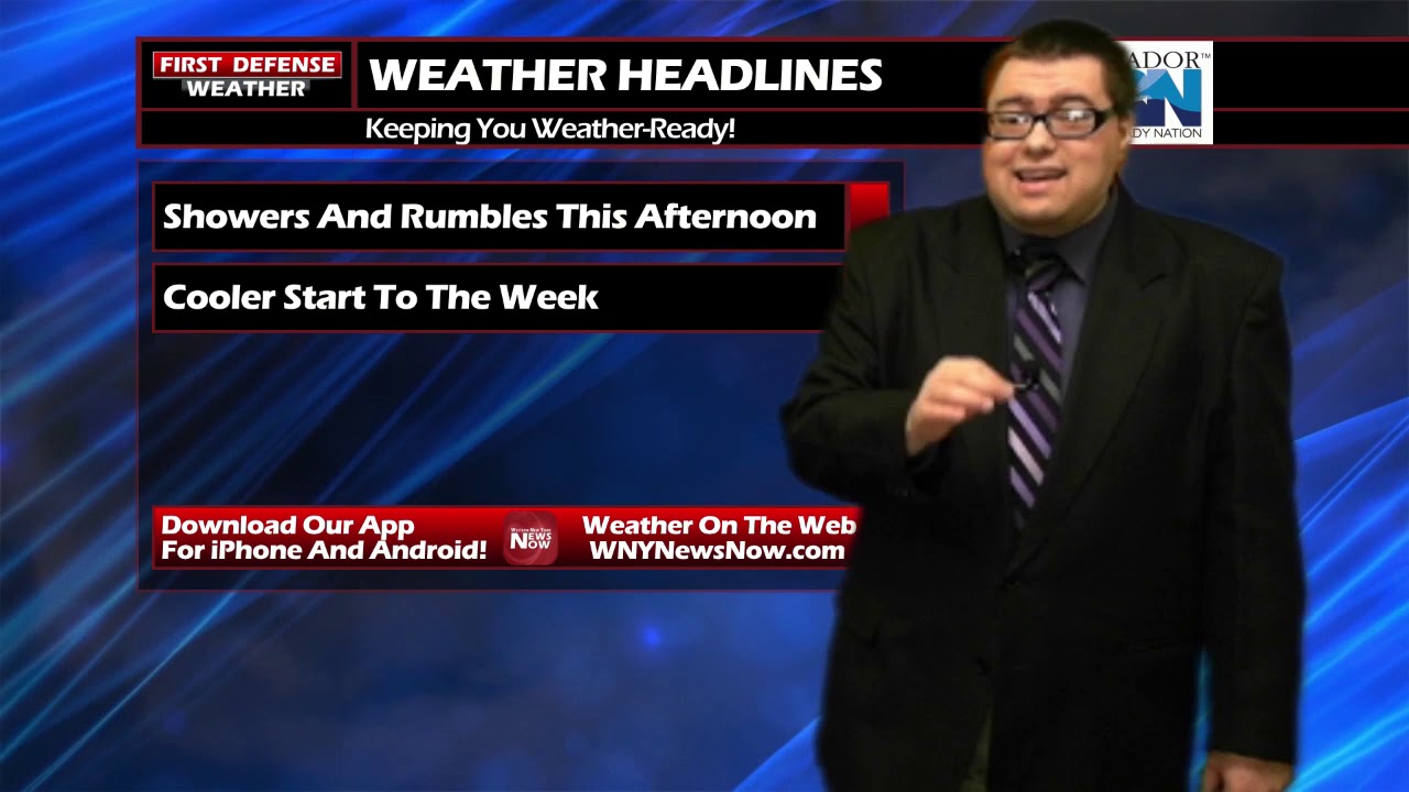 Rain Showers Through The Afternoon; Week Starts Cool But Ends Warm