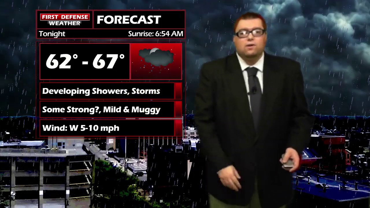 Showers And Thunderstorms Arrive Tonight With A Summer Time Feel