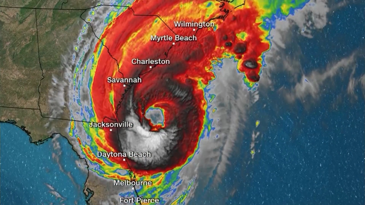 Dorian Moves North Towards The Carolinas