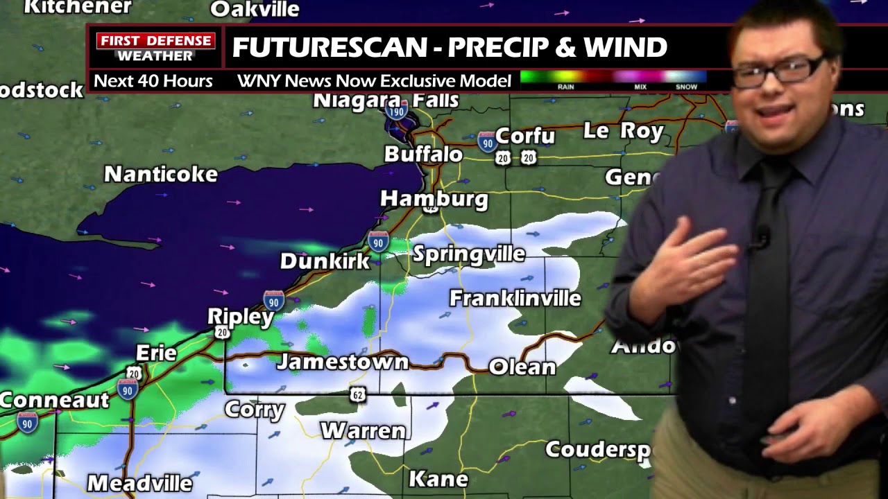 First Defense: Strong Wind Gusts Continue; Rain To Snow Tonight Through Thanksgiving