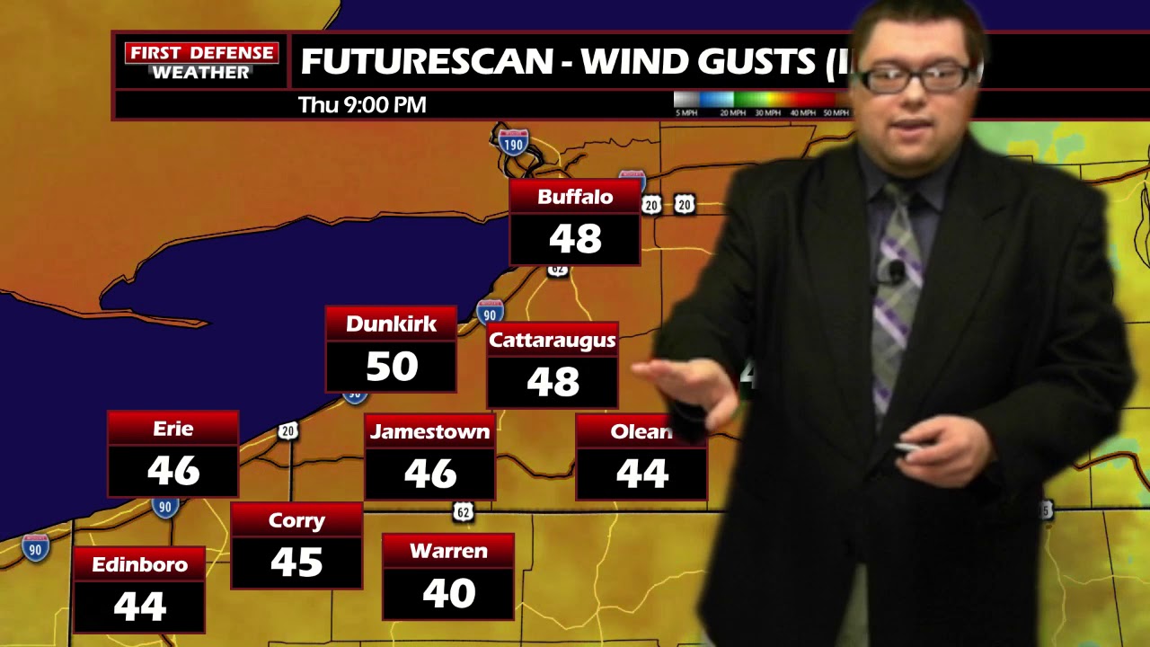 Gusty Winds Develop This Evening, Temperatures Plummet Tomorrow