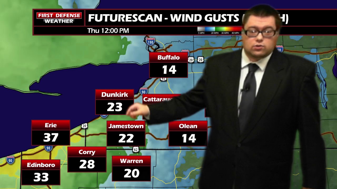 Clouds Hang Around Today, Winds Increase Through The Day Thursday