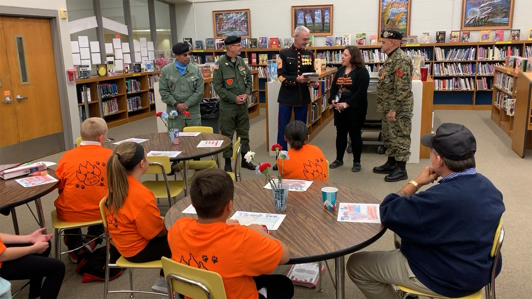 Jefferson Middle Schoolers Honor Veterans