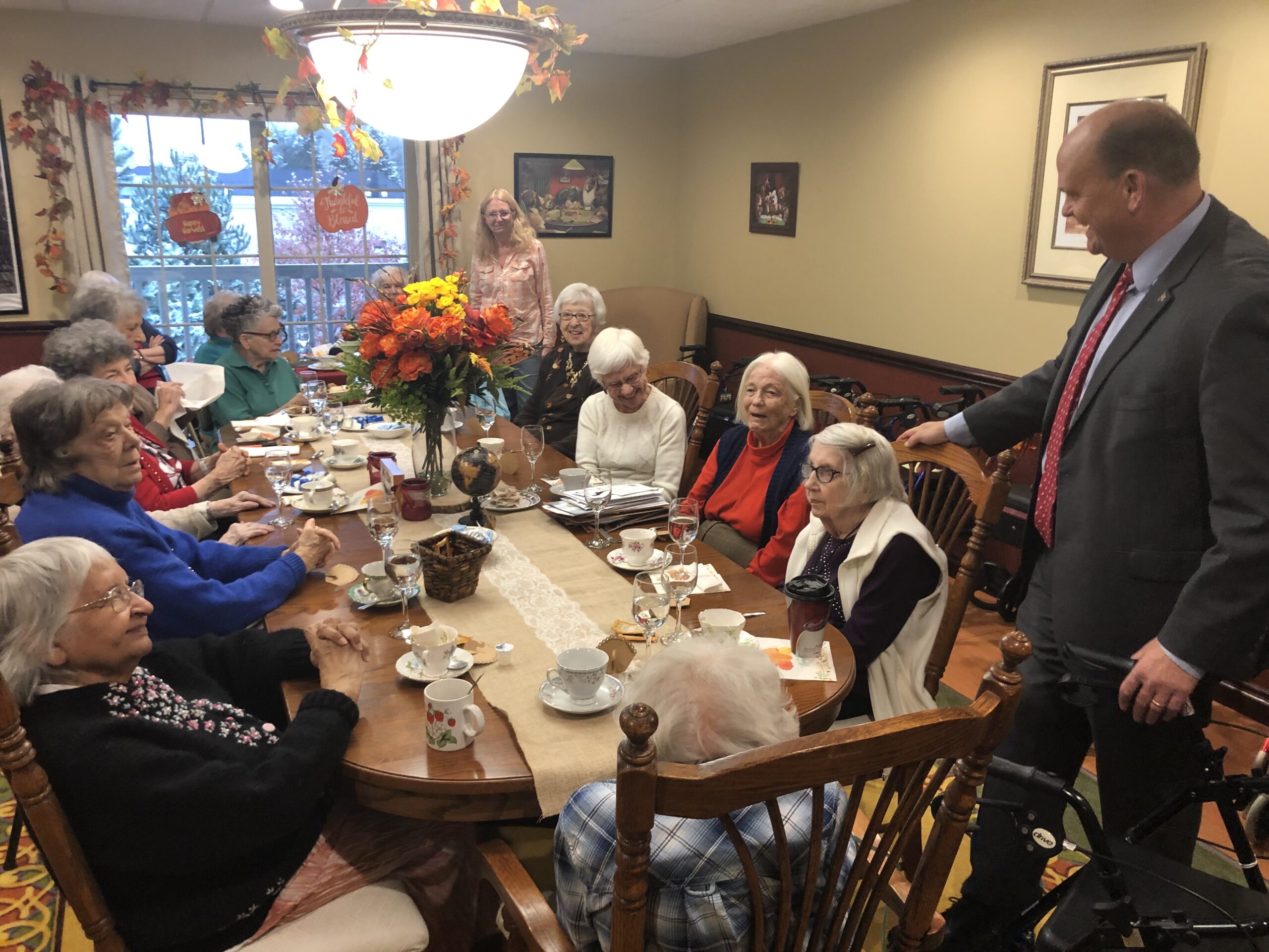 Reed Visits Fredonia Place