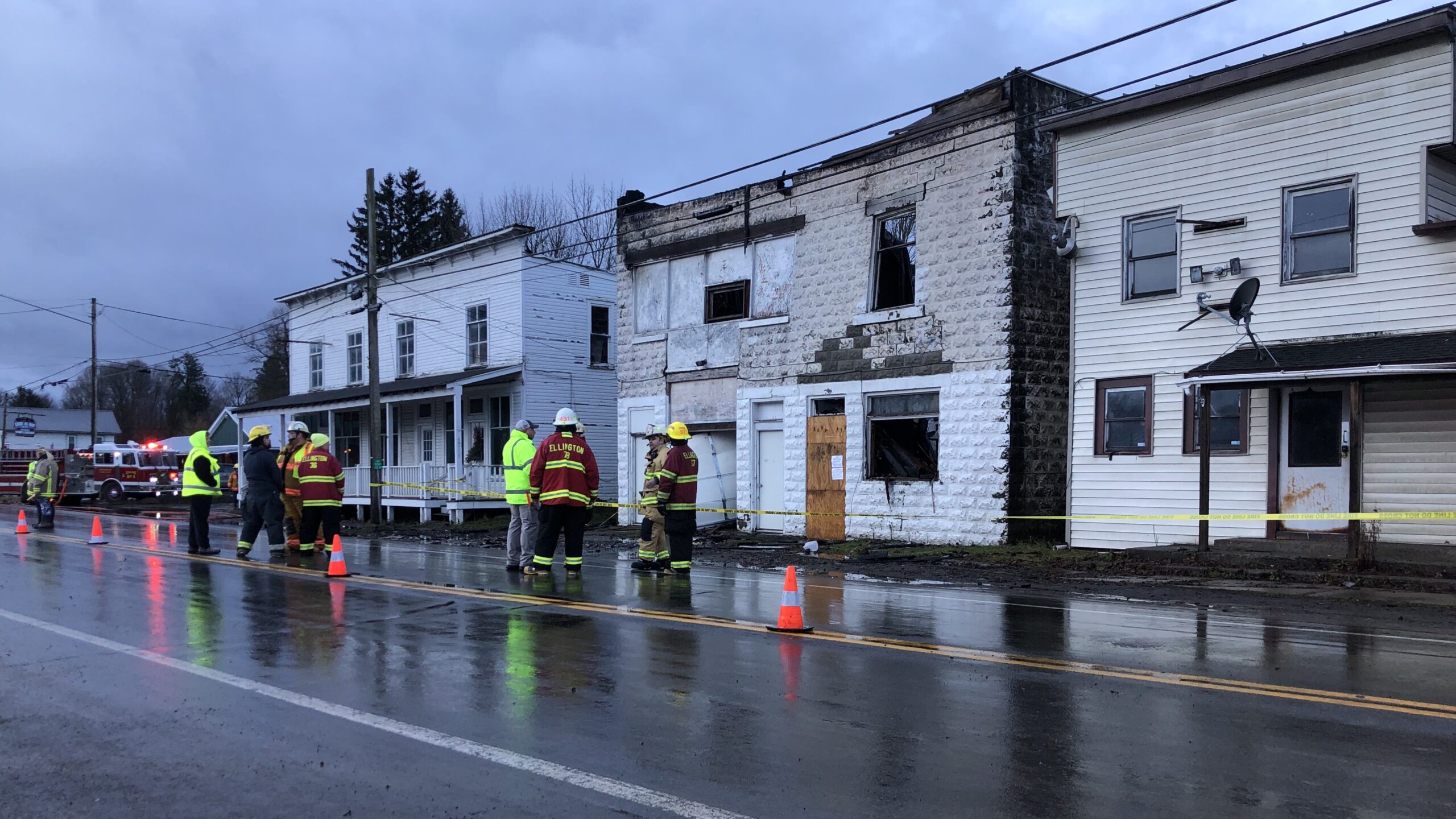 Apartment Building Destroyed By Fire