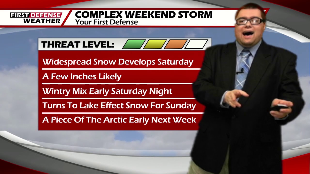 Lake Effect Snow Returns Tomorrow; Weekend Storm Potential With Big Changes Next Week