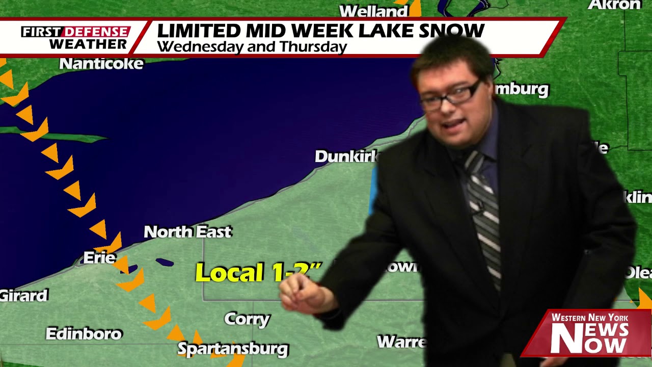 Limited Lake Effect Snow; Another Blast Of Colder Air Tomorrow