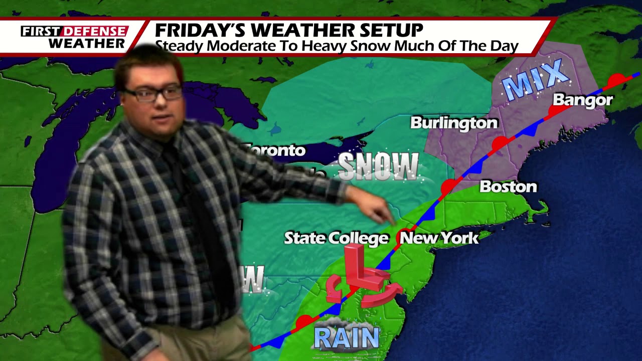 First Defense: A Messy Thursday Ahead With Moderate Snow Likely On Friday