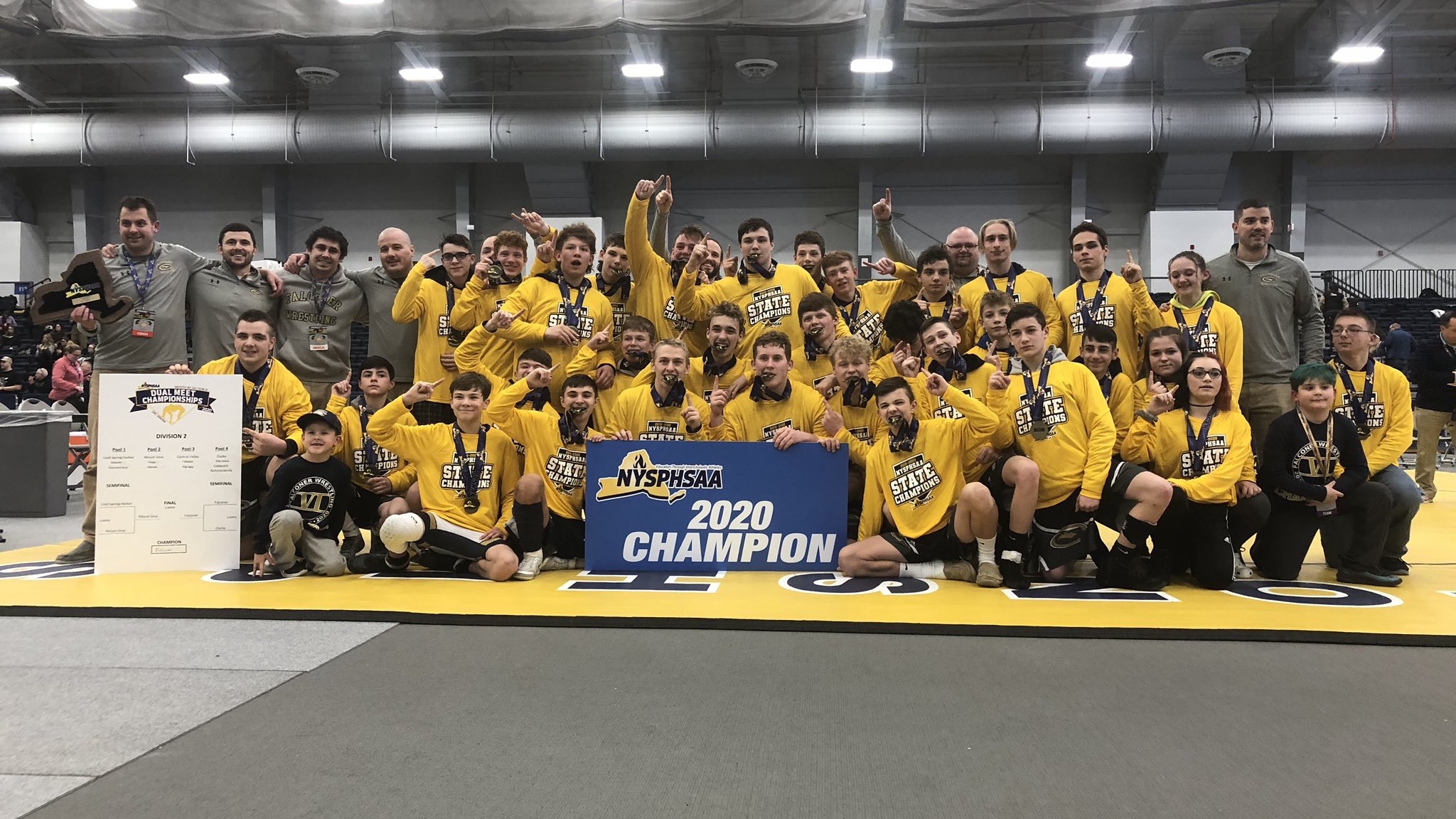 Falconer Wins Division Wrestling Championship WNY News Now