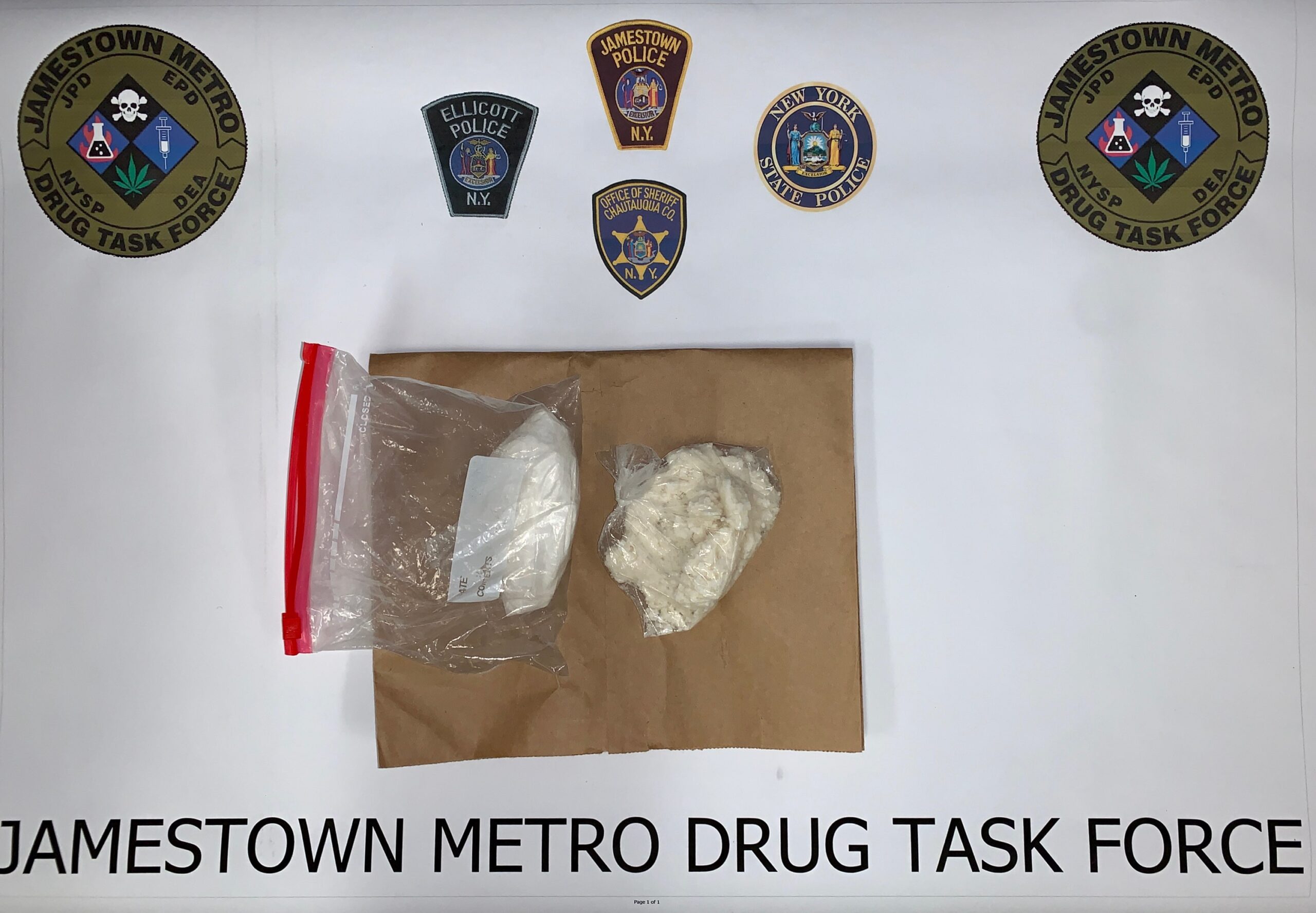 Jamestown Resident Arrested on Multiple Charges Following Police Raid