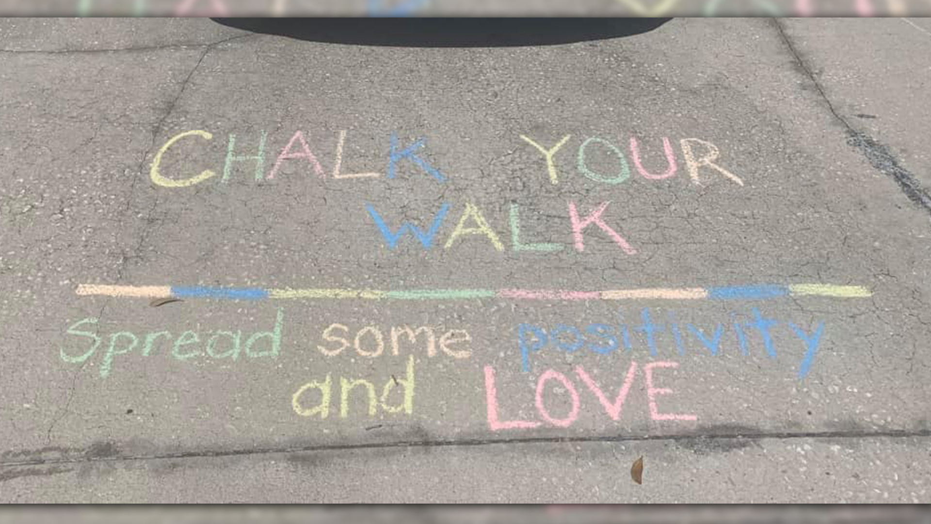 Falconer Fire Department Challenges Community To “Chalk Your Walk”