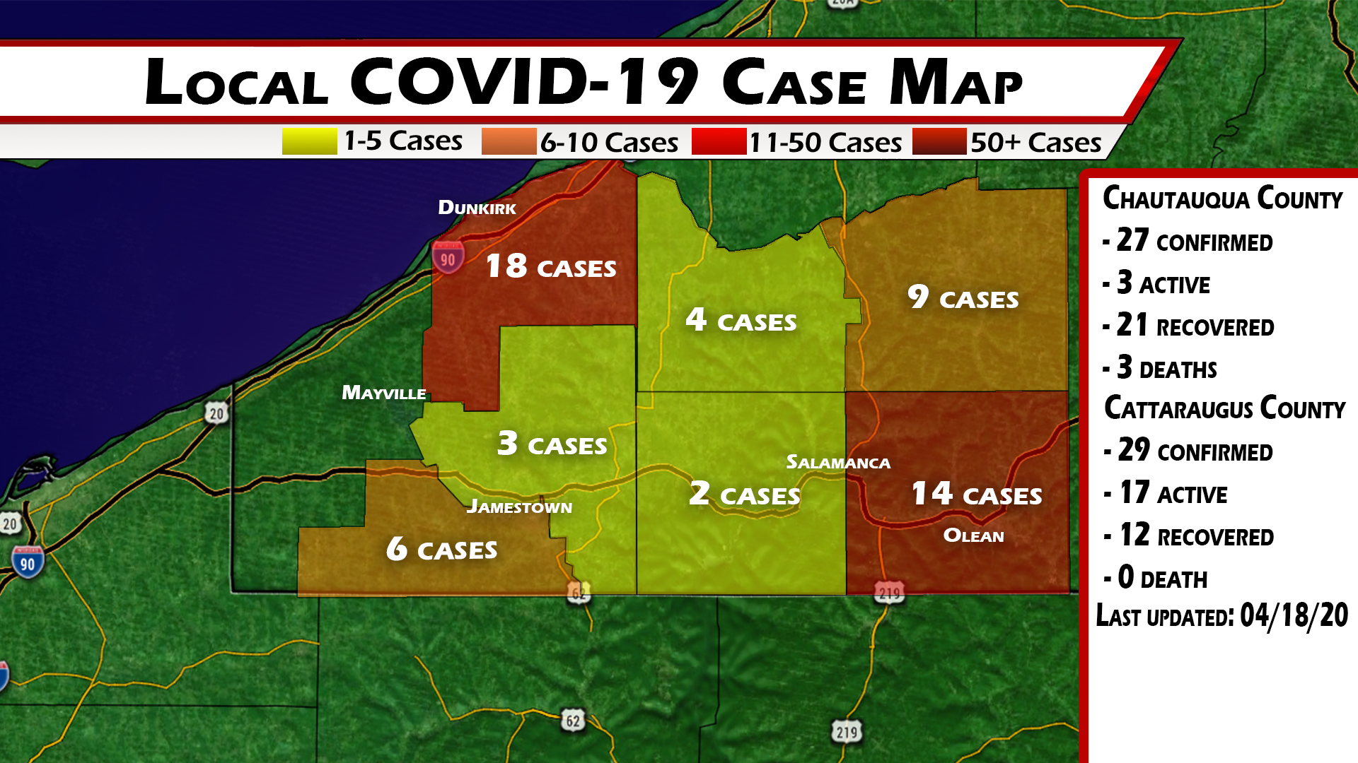 Another Person Recovers From COVID-19 In Chautauqua County