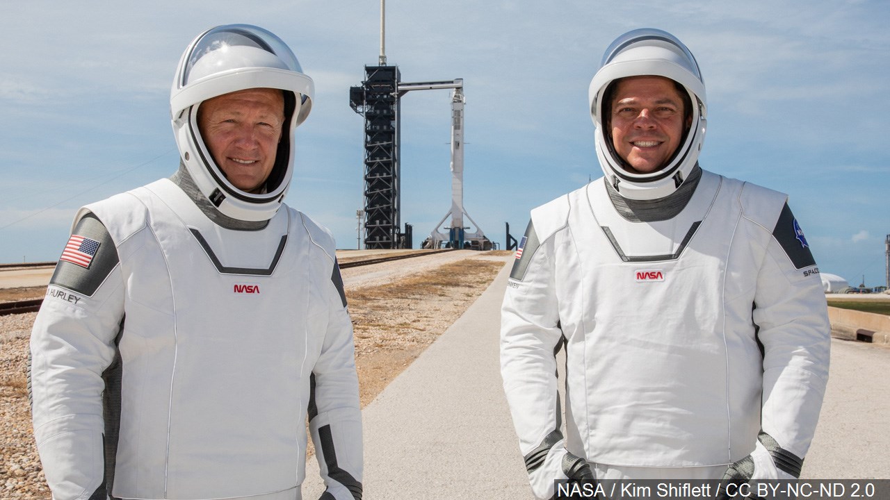 NASA Astronauts Making Historic SpaceX Journey