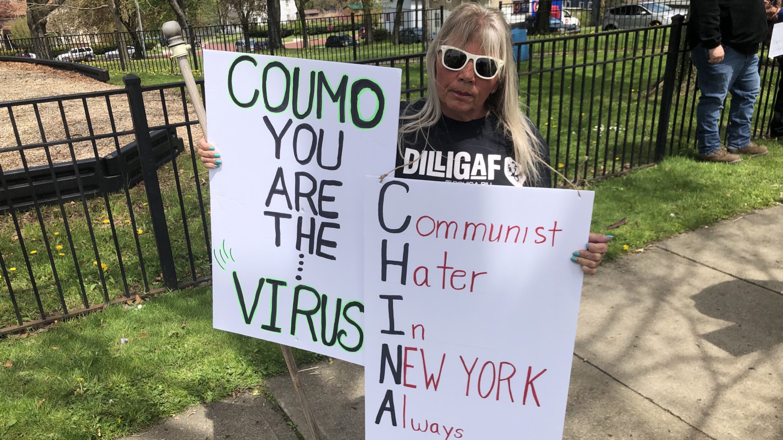 Protest Continues Call For Reopening