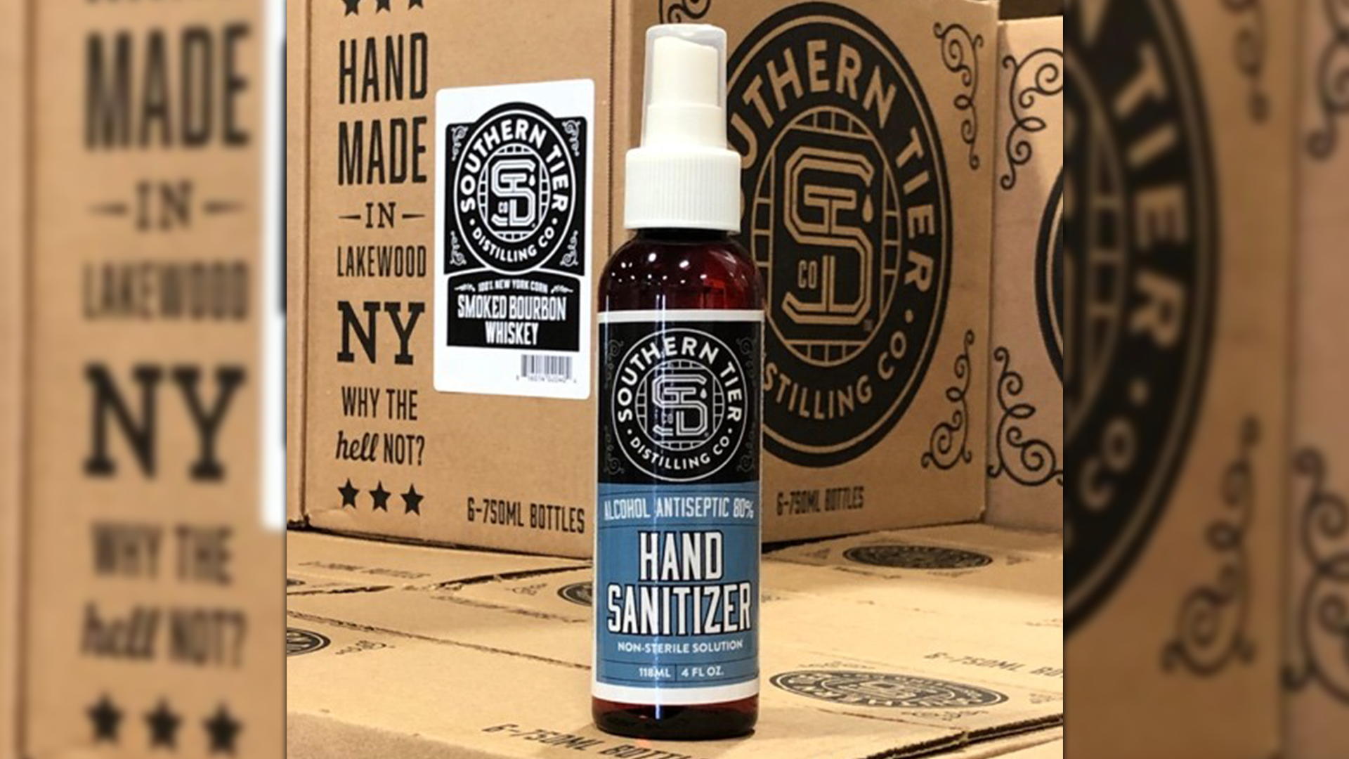 Local Distillery Donating Hand Sanitizer Proceeds To Local Food Bank Program